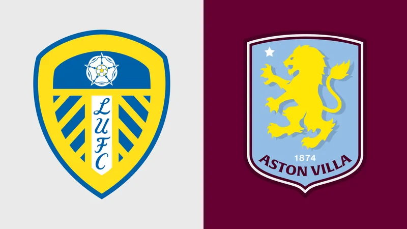 Cầu thủ Aston Villa điều chỉnh bóng trước sự áp lực từ Leeds Cầu thủ Aston Villa điều chỉnh bóng trước sự áp lực từ Leeds